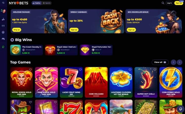 Image: Nyxbets Bonus en Casino: Een Nieuwe Spelervaring in Nederland